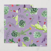 Carte Postale Motif Cactus 7 (Devant / Derrière)