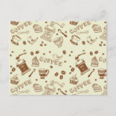 Carte Postale Motif café (Devant)