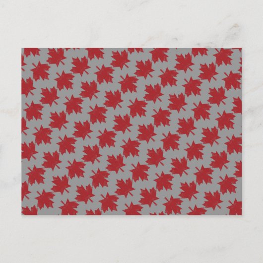 Carte Postale Motif canadien (Devant)