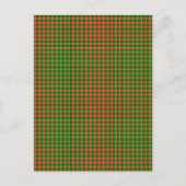 Carte Postale Motif carreau pastèque (Devant)