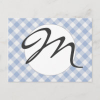 Motif classique En vichy bleu coché