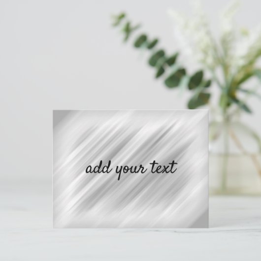 Carte Postale Motif Cool personnalisé (Debout devant)