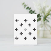 Carte Postale Motif croisé suisse (Debout devant)