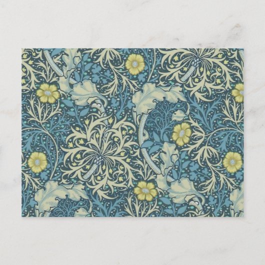 Carte Postale Motif d'algue de William Morris (Devant)