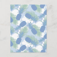 Motif d'ananas pastel tropical