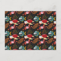 Motif d'animaux aquatiques | vie sous-marine en me