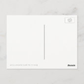 Carte Postale Motif d'aquarelle magique Unicorn Design Imaginair (Dos)