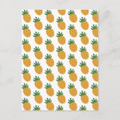 Carte Postale Motif de ananas mignon | Fertilité moderne FIV (Devant)