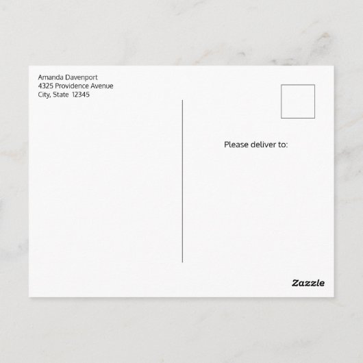 Carte Postale Motif de beignet Mignon Coloré (Dos)