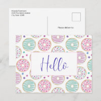 Motif de beignet Mignon Coloré