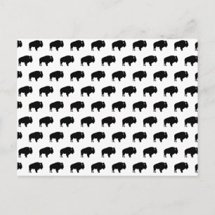 Carte Postale motif de bison