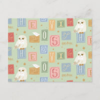 Motif de bloc de lettres de Hedwig Post