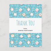 Carte Postale Motif de chaton mignon Merci de Remerciement Fanta (Devant)