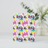 Carte Postale Motif de code couleur Batman 3 (Debout devant)