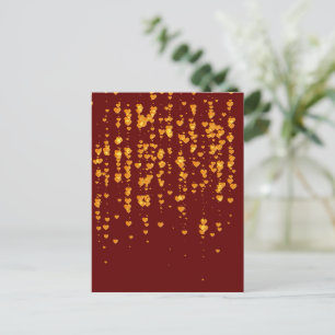 Carte Postale Motif de coeur 25