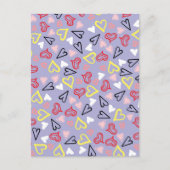 Carte Postale Motif de coeur 31 (Devant)