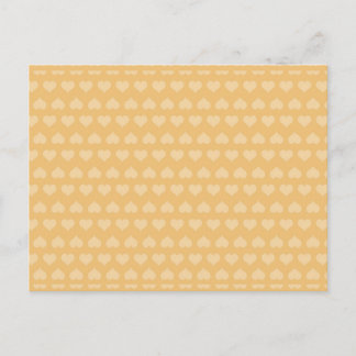 Carte Postale MOTIF de coeur GOLDEN