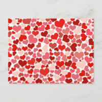Motif de coeur rouge moderne