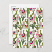 Carte Postale Motif de collection de Llamarama (Devant / Derrière)