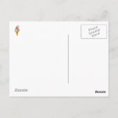 Carte Postale Motif de crème glacée (Dos)