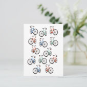 Carte Postale Motif de cycle (Debout devant)