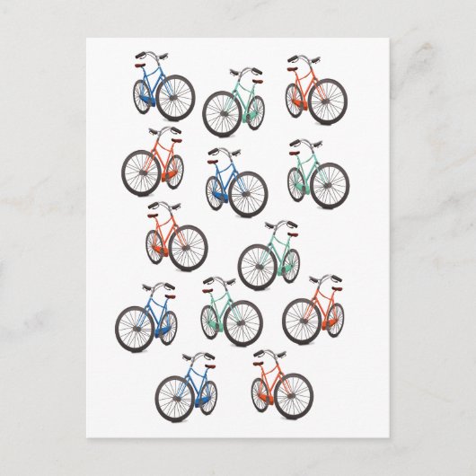 Carte Postale Motif de cycle (Devant)