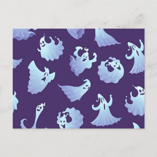 Carte Postale Motif de fantôme (Devant)