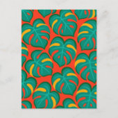 Carte Postale Motif de Fiesta Tropical (Devant)