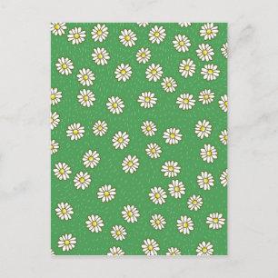 Carte Postale Motif de fleur marguerite