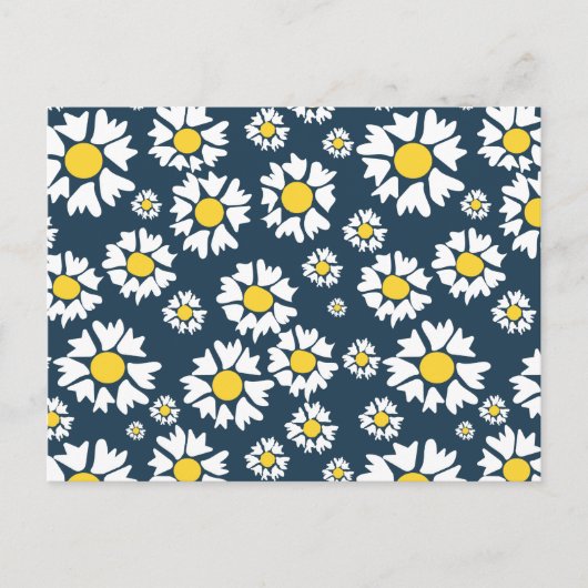 Carte Postale Motif de fleurs Chamomile (Devant)