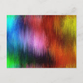 Carte Postale Motif de fond coloré (Devant)