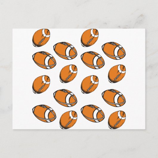 Carte Postale motif de football (Devant)