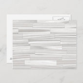 Carte Postale Motif de grains gris blanc abstrait (Devant / Derrière)