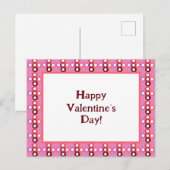 Carte Postale Motif de la bulle rouge (Devant / Derrière)