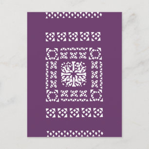 Carte Postale Motif de Lanterne marocain