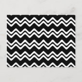 Carte Postale Motif de ligne double couleur Zig Zag (Devant)