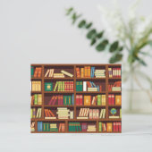 Carte Postale Motif de livre (Debout devant)