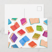 Carte Postale Motif de livre (Devant / Derrière)