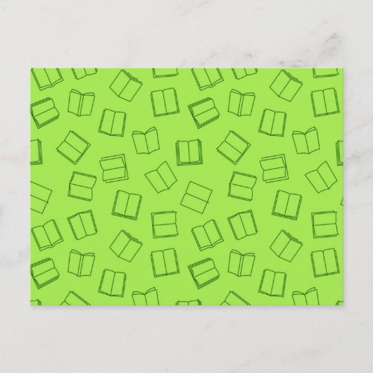 Carte Postale Motif de livre (Devant)