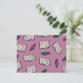 Carte Postale Motif de livre (Debout devant)