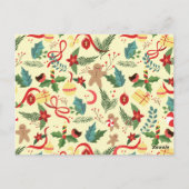 Carte Postale Motif de Noël (Dos)