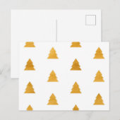 Carte Postale Motif de Noël (Devant / Derrière)