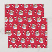 Carte Postale Motif de Noël 89 (Devant / Derrière)