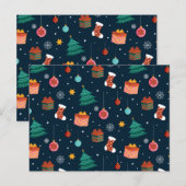 Carte Postale Motif de Noël 96 (Devant / Derrière)