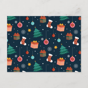 Carte Postale Motif de Noël 96