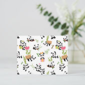 Carte Postale Motif de Panda (Debout devant)