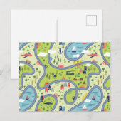 Carte Postale Motif de paysage pour enfants (Devant / Derrière)