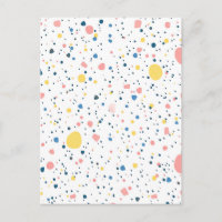Motif de points de confettis en terrazzo moderne p