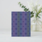 Carte Postale Motif de points holographiques Iridescente (Debout devant)