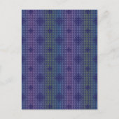 Carte Postale Motif de points holographiques Iridescente (Devant)